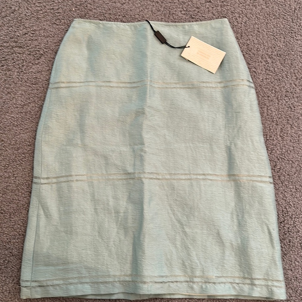 Armani midi skirt aquamarine size medium